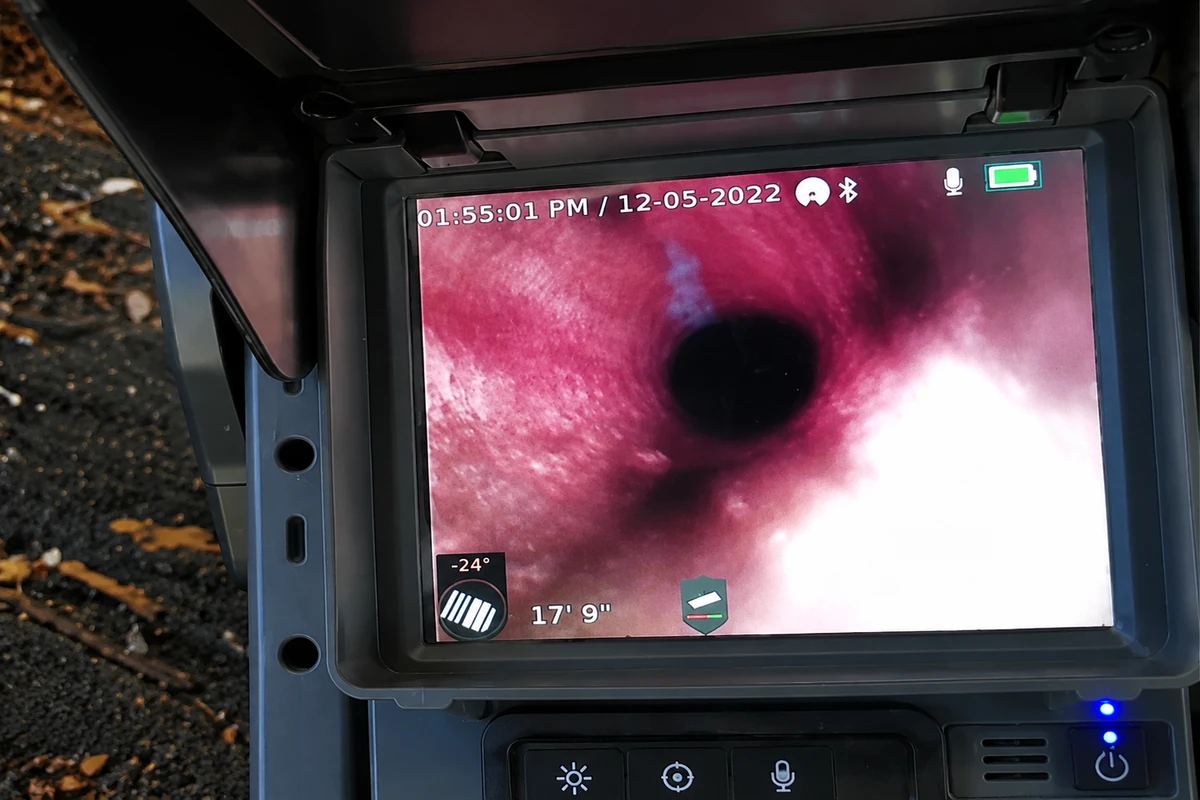 Sewer camera inspection for a Camarillo drain line