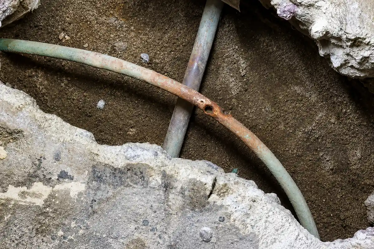 Sespe Plumbing Pros technician responding to an emergency leaking pipe in Ventura, CA